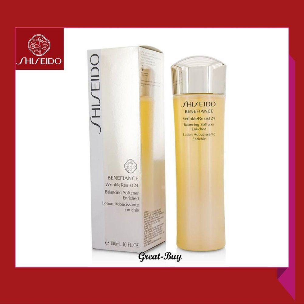 Shiseido Benefiance Enriched WrinkleResist24 Balancing Softener 10oz NIB